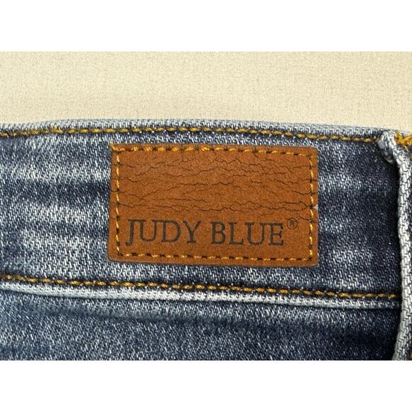 Judy Blue Women's Slim Fit Skinny Stretch Blue Denim Jeans - Size 1 (26x28.5) - Picture 3 of 6
